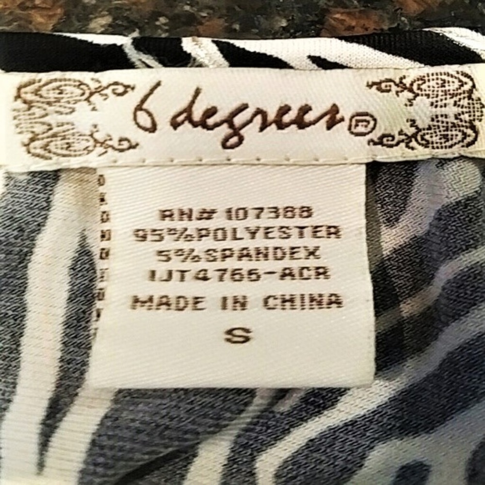 Blouse by 6 Degrees Like New S - Picture 3 of 4